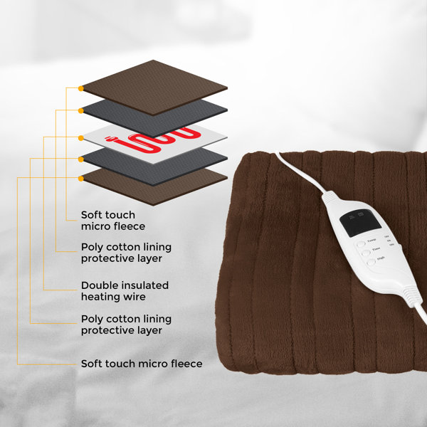 LIVIVO Heated Electric Blanket Wayfair.co.uk